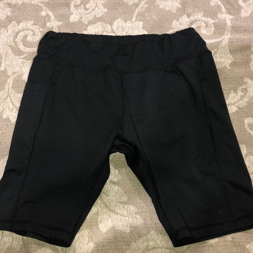 WOMENS HIGH WAITED WORKOUT YOGA SHORTS